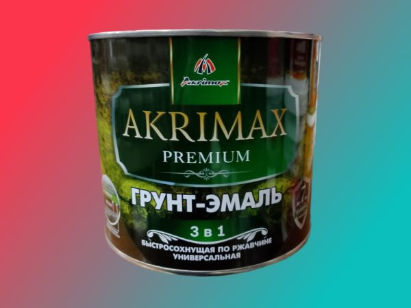 Грунт Эмаль AKRIMAX 3в1 по ржавчине